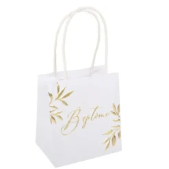 Sale 6 Sacs Cadeaux Bapt Me Or Theme Bapteme