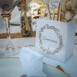 Discount 6 Sacs Cadeaux Communion Or Theme Communion