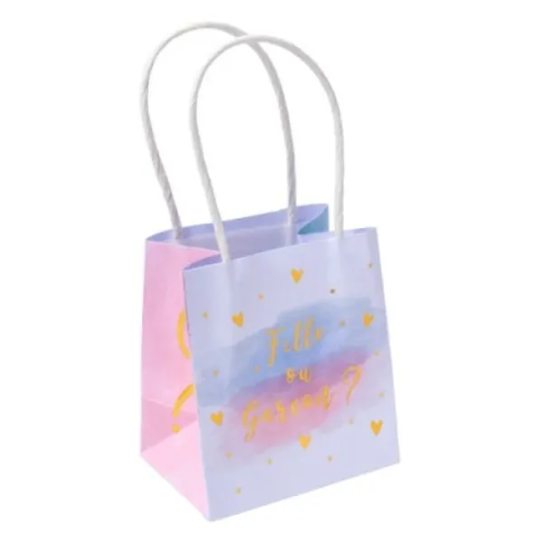 Online 6 Sacs Cadeaux Fille Ou Gar On Gender Reveal Theme Gender Reveal