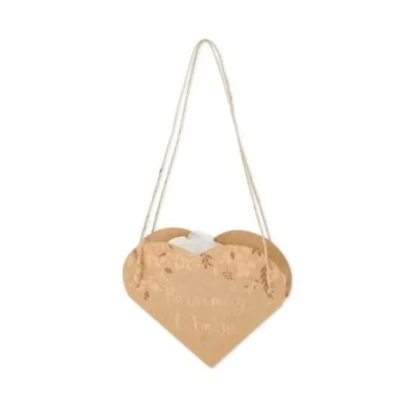 Badaboum 10 Sacs Mariage En Coeur Suspendre " Parsemez L'Amour " En Kraft 13 Cm
