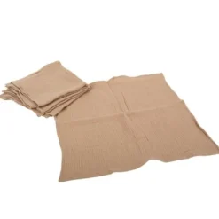 Badaboum 4 Serviettes De Table En Gaze De Coton Naturel