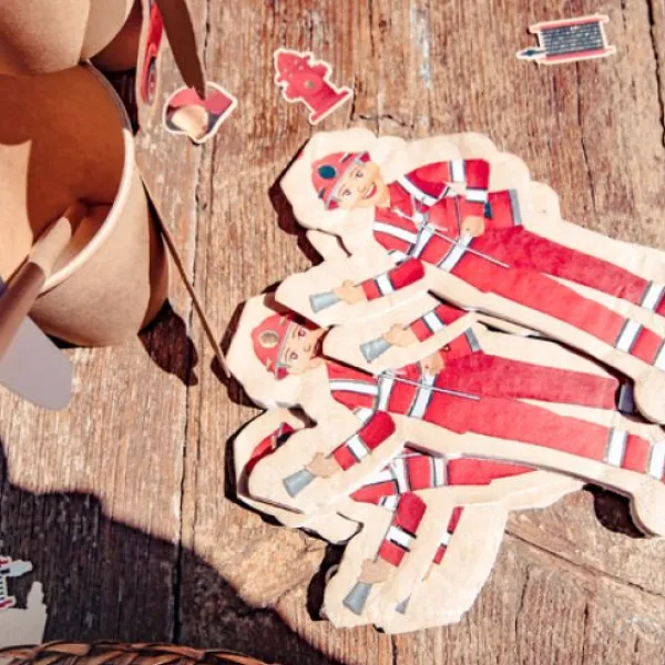 Online 16 Serviettes En Papier Theme Pompier Theme Cinema