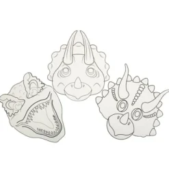 Badaboum 3 Sets De Table Anniversaire Dinosaure A Colorier