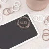 Badaboum 12 Stickers Mariage Rose Gold