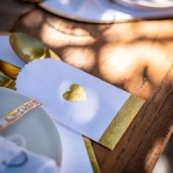 Badaboum 64 Stickers Petits Coeurs Or