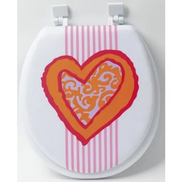 Badaboum Abattant De Wc Mousse D Cor Coeur