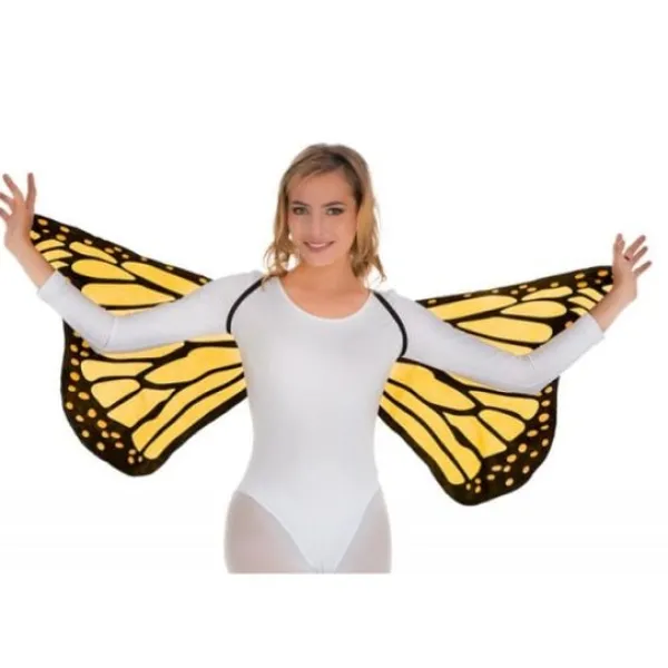 Badaboum Ailes Papillon Orange Adulte