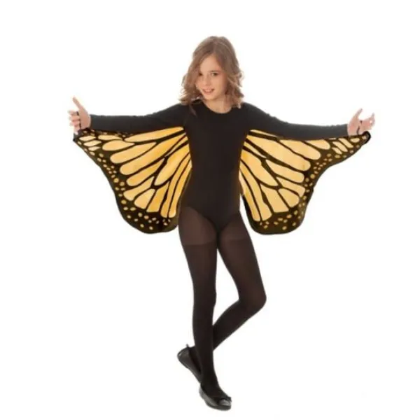 Badaboum Ailes Papillon Orange Enfant