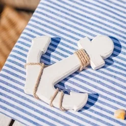 Badaboum Ancre Marine Mariage Theme Mer 14X12Cm New