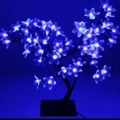 Badaboum Arbre Lumineux De Noel Extérieur Bleu 48Led