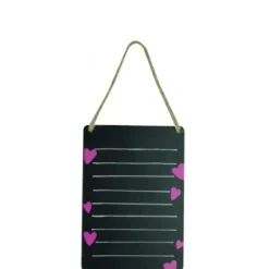 Badaboum Ardoise Suspendre + Coeurs