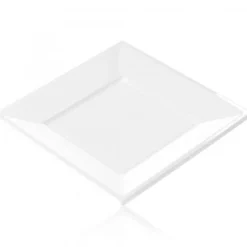 Clearance Assiette Carr E Plastique Blanche 18 Cm X 12 Pi Ces Theme Cinema