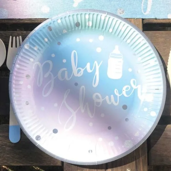 Discount Assiette Carton Baby Shower X 8 Pi Ces Theme D Co Baby Shower