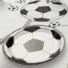 Assiette Carton Football 23Cm X 10 Pi Ces Theme Deco Football