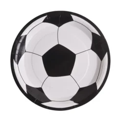 Assiette Carton Football 23Cm X 10 Pi Ces Theme Deco Football