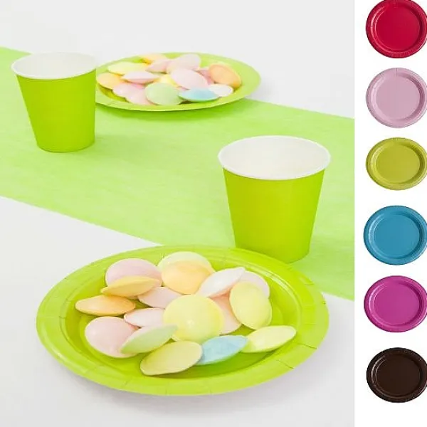 Badaboum Assiette De Noel En Carton Couleur 23Cm Cm X 10 Pi Ces Hot