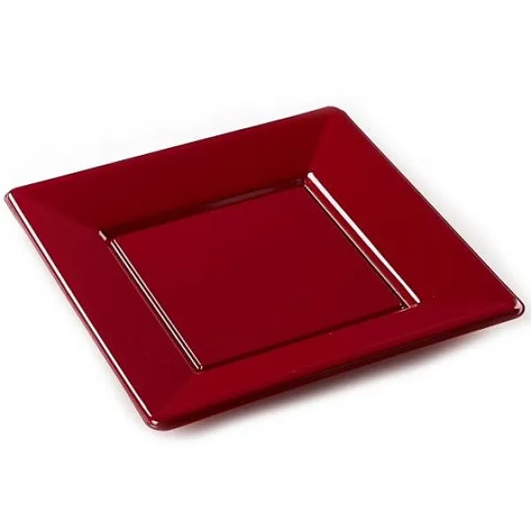 Badaboum Assiette De Noel Jetable Carr E 23 Cm X 12 Pi Ces Best