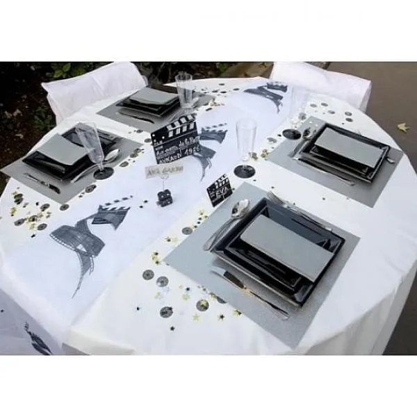 Badaboum Assiette De Noel Jetable Carr E 23 Cm X 12 Pi Ces Best