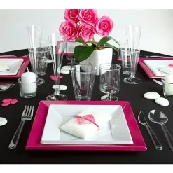 Badaboum Assiette De Noel Jetable Carr E 23 Cm X 12 Pi Ces Best