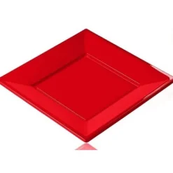 Badaboum Assiette De Noel Jetable Carr E 23 Cm X 12 Pi Ces Best