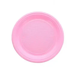 Badaboum Assiette Dessert En Plastique Ronde 17Cm Couleur X 25 Pi Ces