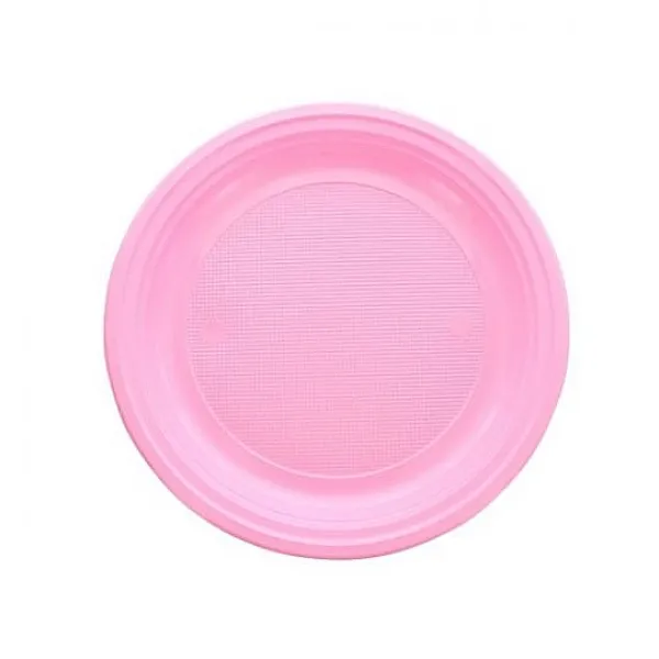 Badaboum Assiette Dessert En Plastique Ronde 17Cm Couleur X 25 Pi Ces