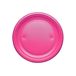Badaboum Assiette Dessert En Plastique Ronde 17Cm Couleur X 25 Pi Ces