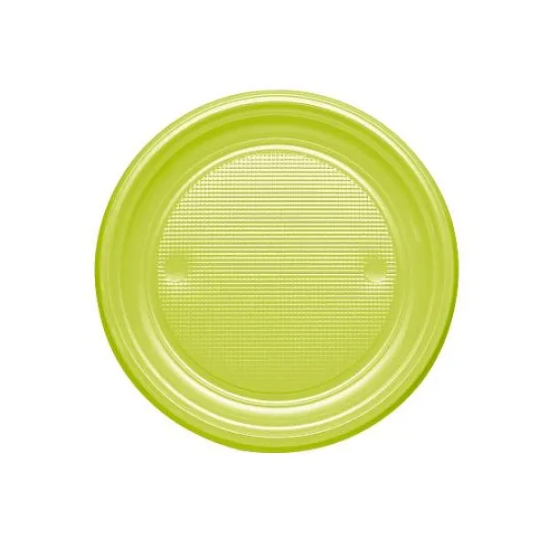 Badaboum Assiette Dessert En Plastique Ronde 17Cm Couleur X 25 Pi Ces