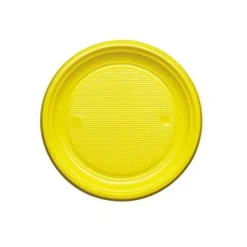 Badaboum Assiette Dessert En Plastique Ronde 17Cm Couleur X 25 Pi Ces