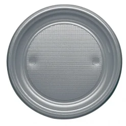 Badaboum Assiette Dessert En Plastique Ronde 17Cm Couleur X 25 Pi Ces