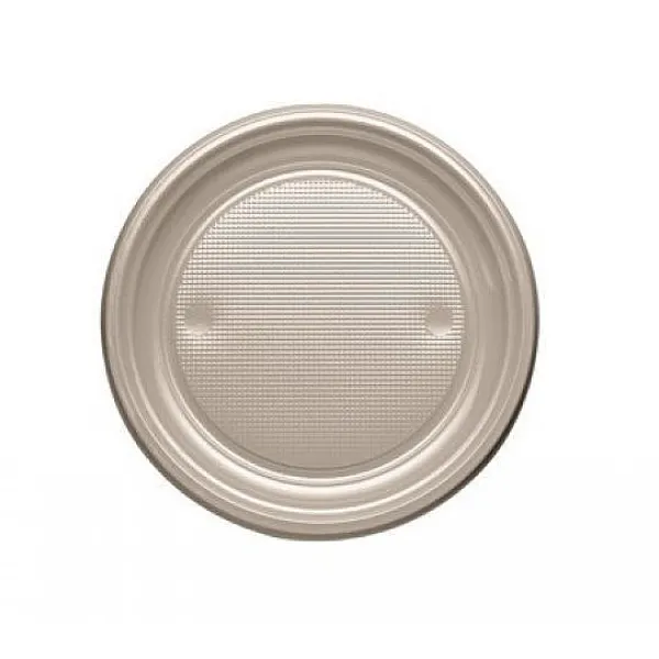 Badaboum Assiette Dessert En Plastique Ronde 17Cm Couleur X 25 Pi Ces