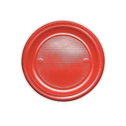 Badaboum Assiette Dessert En Plastique Ronde 17Cm Couleur X 25 Pi Ces