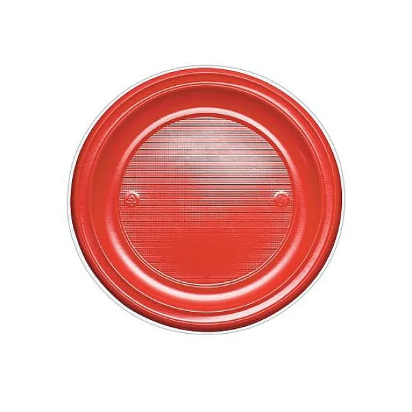 Badaboum Assiette Dessert En Plastique Ronde 17Cm Couleur X 25 Pi Ces