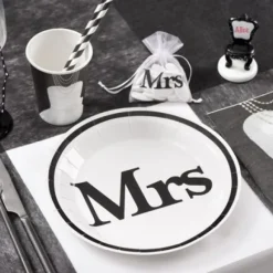 Badaboum Assiette En Carton Mrs 23Cm X 10 Pi Ces