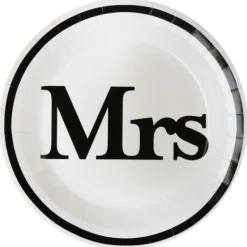 Badaboum Assiette En Carton Mrs 23Cm X 10 Pi Ces