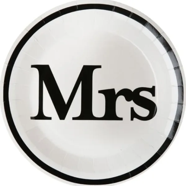 Badaboum Assiette En Carton Mrs 23Cm X 10 Pi Ces