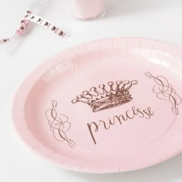 Best Assiette En Carton Princesse 23Cm X 6 Pi Ces Theme Deco Princesse