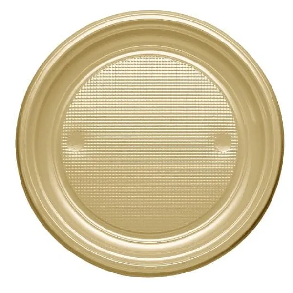 Badaboum Assiette En Plastique Ronde 22Cm Couleur X 20 Pi Ces Best