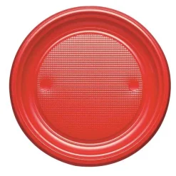 Badaboum Assiette En Plastique Ronde 22Cm Couleur X 20 Pi Ces Best