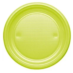 Badaboum Assiette En Plastique Ronde 22Cm Couleur X 20 Pi Ces Best