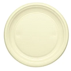 Badaboum Assiette En Plastique Ronde 22Cm Couleur X 20 Pi Ces Best