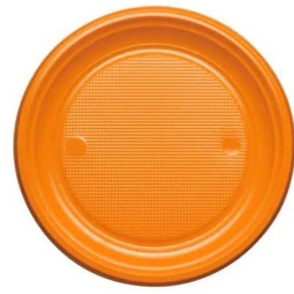 Badaboum Assiette En Plastique Ronde 22Cm Couleur X 20 Pi Ces Best