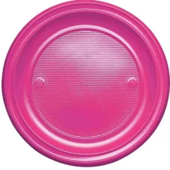 Badaboum Assiette En Plastique Ronde 22Cm Couleur X 20 Pi Ces Best