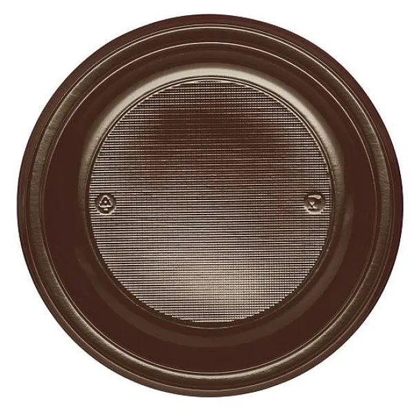 Badaboum Assiette En Plastique Ronde 22Cm Couleur X 20 Pi Ces Best