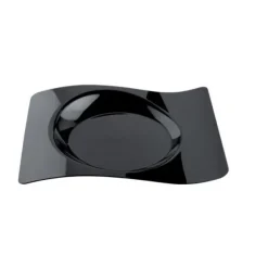 Sale Assiette Jetable Design Noire 18X22Cm X 12 Pi Ces Theme Cinema