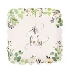 Best Assiette Oh Baby En Carton X 8 Pi Ces Theme D Co Baby Shower