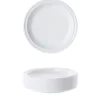 Outlet Assiette Plastique Blanche R Utilisable 20.5 Cm X 100 Pi Ces Theme Eco-Responsable