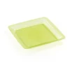 Assiette Plastique R Utilisable Vert Anis 23X23Cm X6 Theme Eco-Responsable