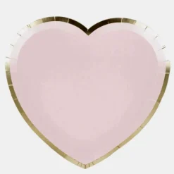 Best Assiettes 19 Cm C Ur Rose Pastel X 8 Pi Ces Theme Deco Pastel