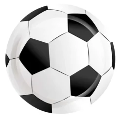 Best Assiettes 23 Cm Foot X 8 Pi Ces Theme Deco Football